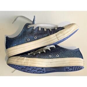 Blue and Pink Iridescent Chuck Taylor All Stars Women's 10